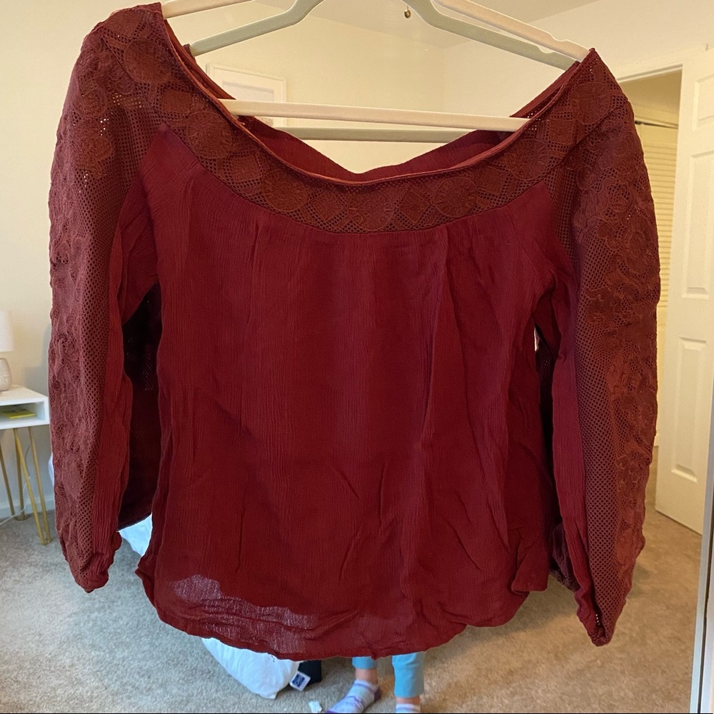 For the shoulder blouse